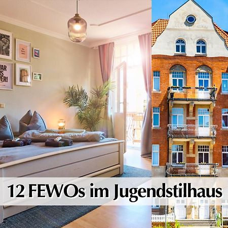 12 Fewos Im Jugendstilhaus Mit Aufzug, Terrasse, Kingsize-Bett, Smart-Tv, Etc Эрфурт Экстерьер фото