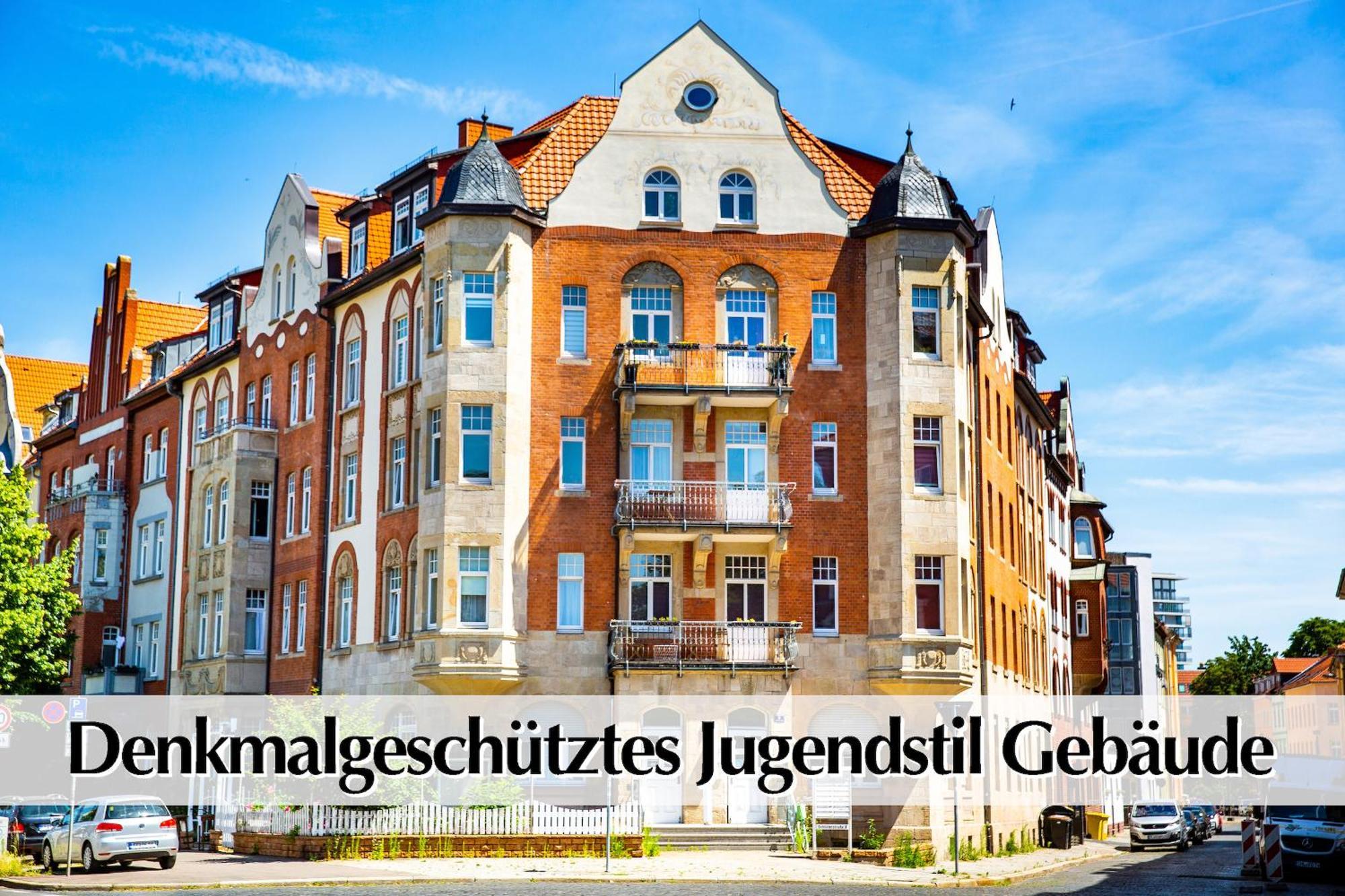 12 Fewos Im Jugendstilhaus Mit Aufzug, Terrasse, Kingsize-Bett, Smart-Tv, Etc Эрфурт Экстерьер фото