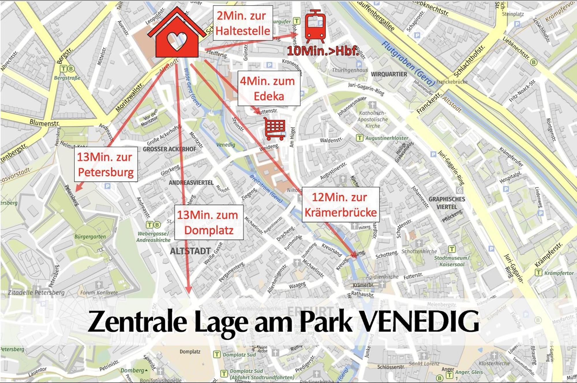 12 Fewos Im Jugendstilhaus Mit Aufzug, Terrasse, Kingsize-Bett, Smart-Tv, Etc Эрфурт Экстерьер фото
