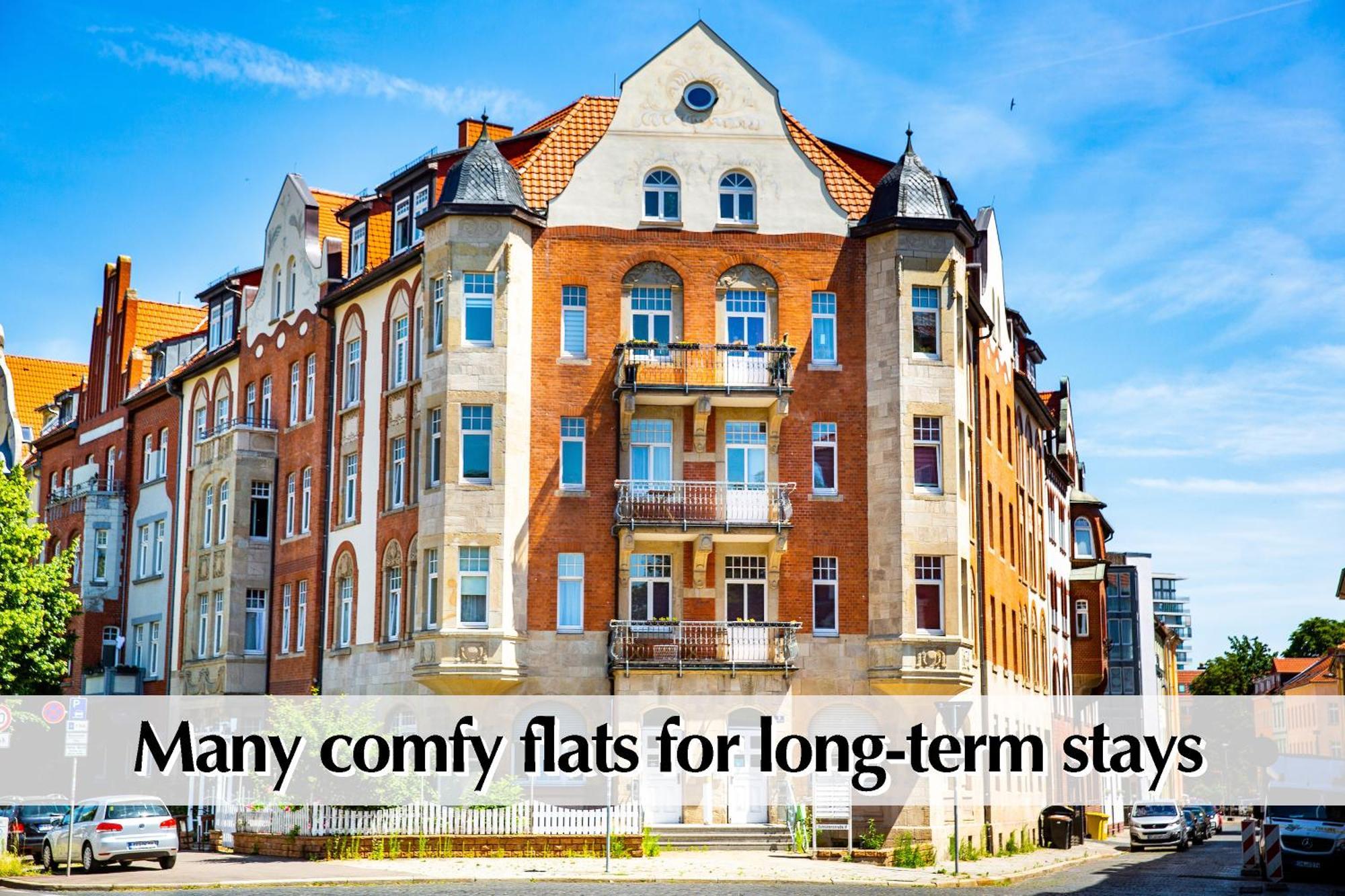 12 Fewos Im Jugendstilhaus Mit Aufzug, Terrasse, Kingsize-Bett, Smart-Tv, Etc Эрфурт Номер фото