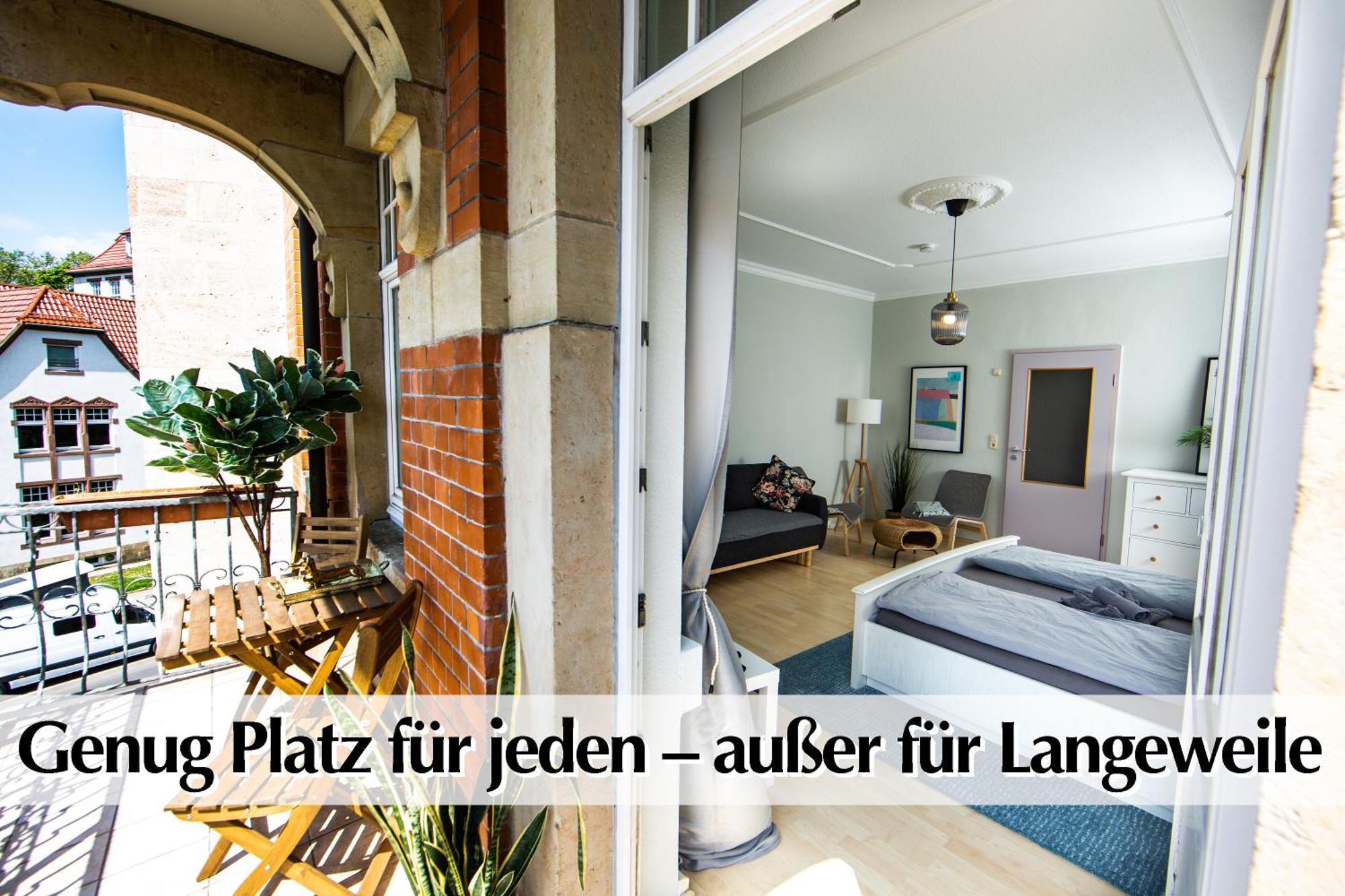12 Fewos Im Jugendstilhaus Mit Aufzug, Terrasse, Kingsize-Bett, Smart-Tv, Etc Эрфурт Номер фото