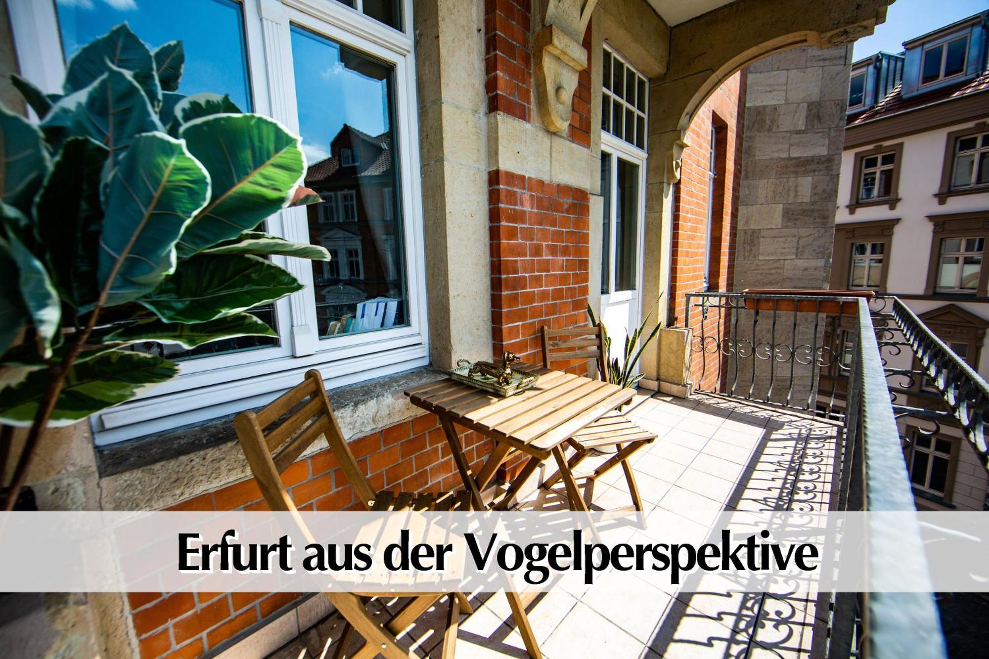12 Fewos Im Jugendstilhaus Mit Aufzug, Terrasse, Kingsize-Bett, Smart-Tv, Etc Эрфурт Номер фото