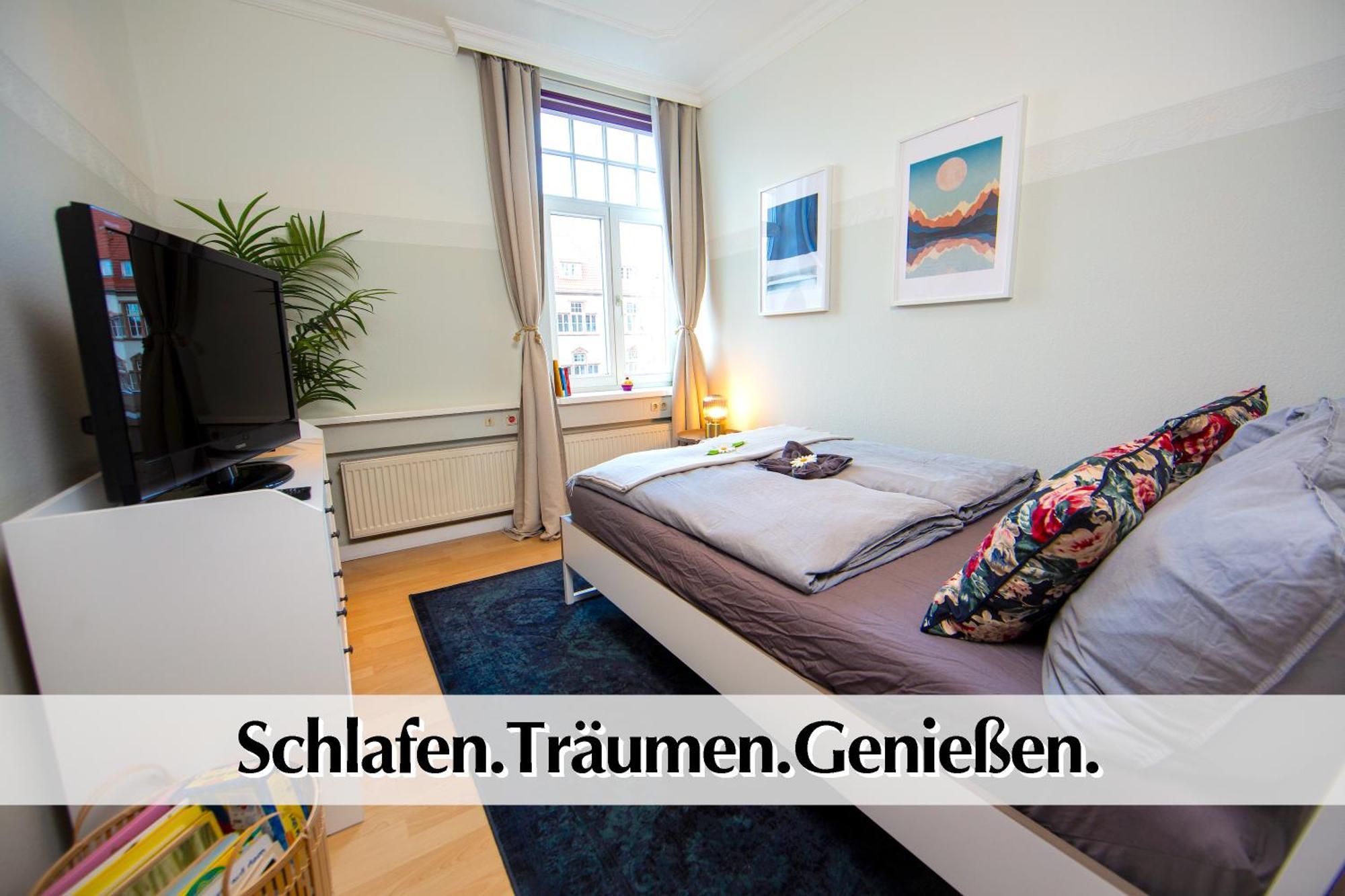 12 Fewos Im Jugendstilhaus Mit Aufzug, Terrasse, Kingsize-Bett, Smart-Tv, Etc Эрфурт Номер фото