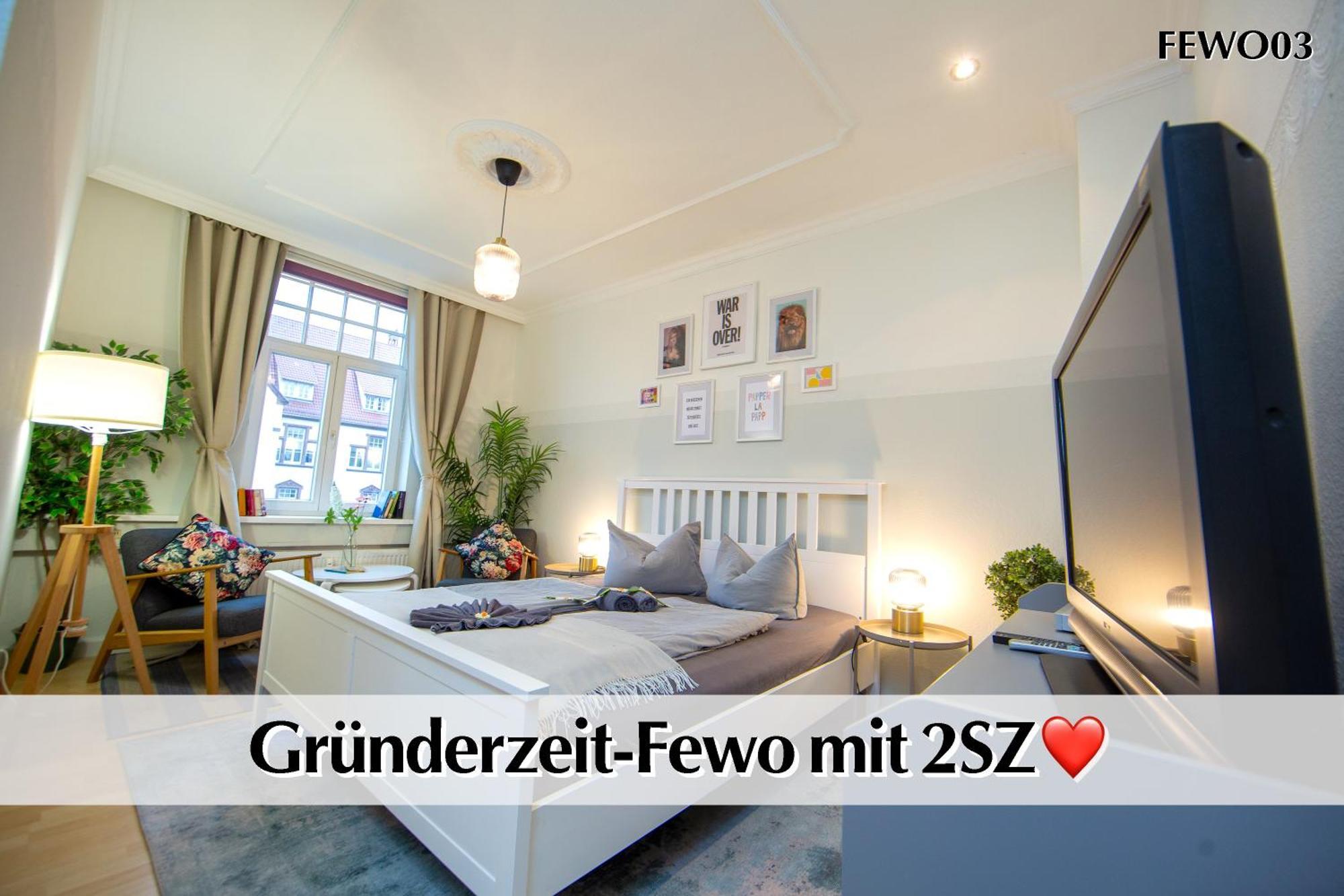 12 Fewos Im Jugendstilhaus Mit Aufzug, Terrasse, Kingsize-Bett, Smart-Tv, Etc Эрфурт Экстерьер фото